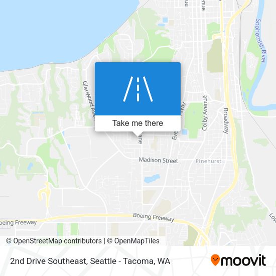2nd Drive Southeast map
