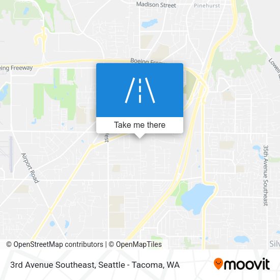 Mapa de 3rd Avenue Southeast