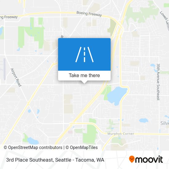 3rd Place Southeast map