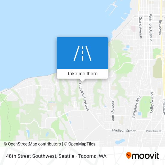 Mapa de 48th Street Southwest