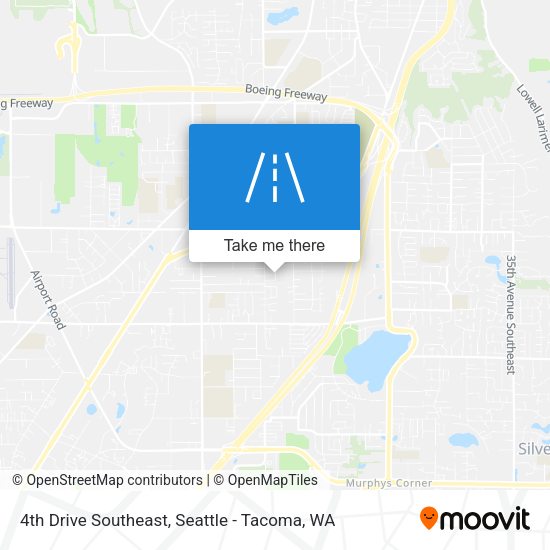 4th Drive Southeast map