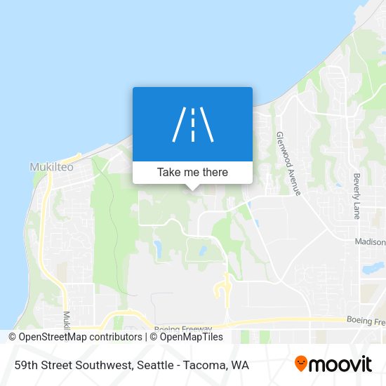 Mapa de 59th Street Southwest