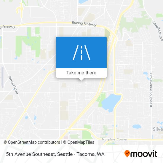5th Avenue Southeast map