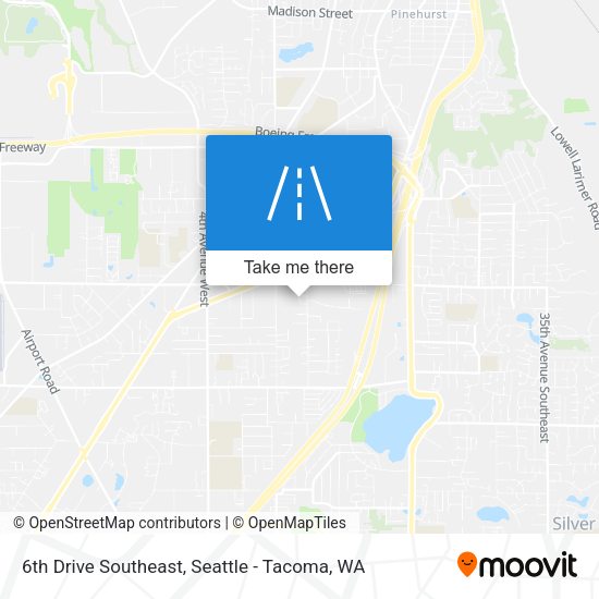 6th Drive Southeast map