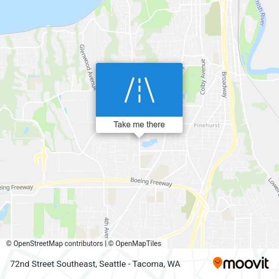 Mapa de 72nd Street Southeast