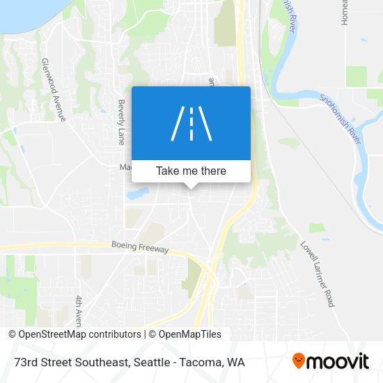Mapa de 73rd Street Southeast
