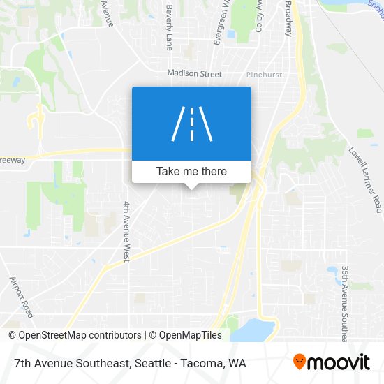 7th Avenue Southeast map