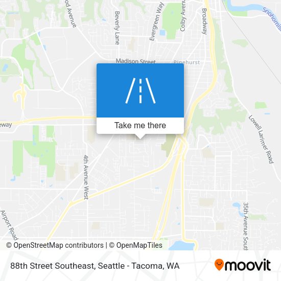 Mapa de 88th Street Southeast