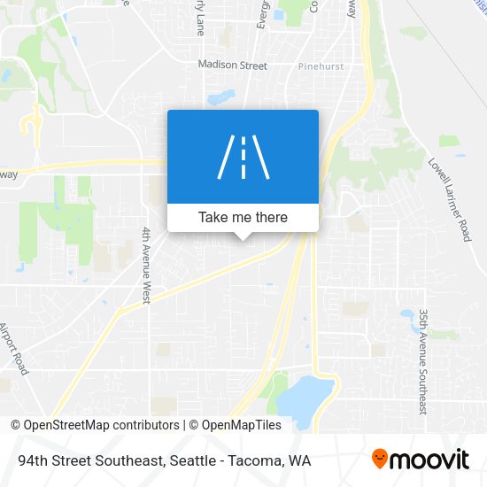 94th Street Southeast map