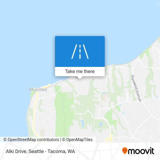Alki Drive map