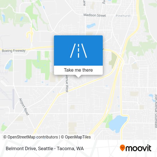 Mapa de Belmont Drive