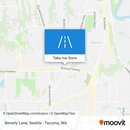 Mapa de Beverly Lane