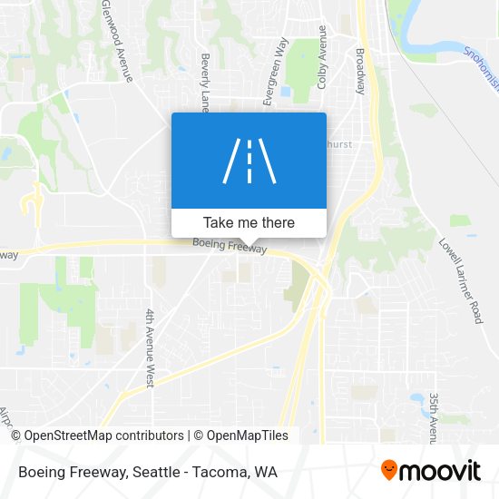 Boeing Freeway map