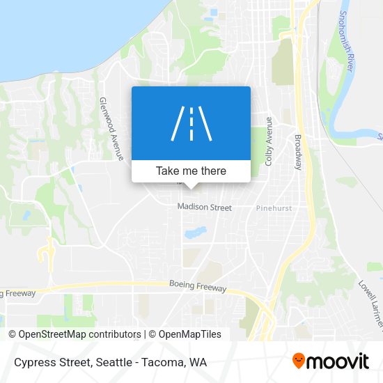 Mapa de Cypress Street