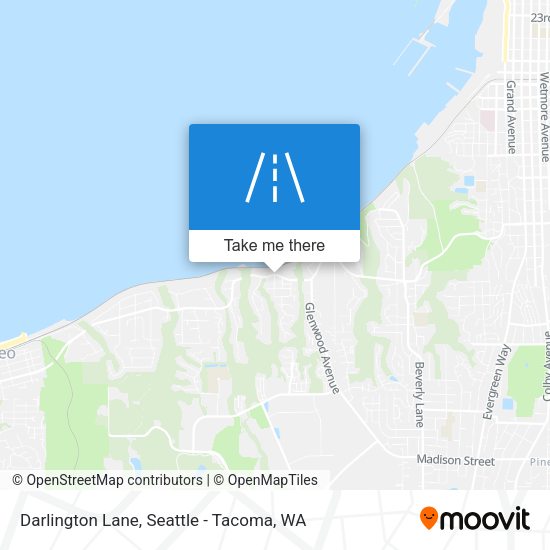 Mapa de Darlington Lane