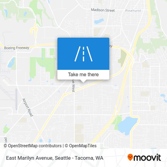 East Marilyn Avenue map