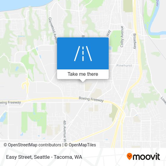 Easy Street map