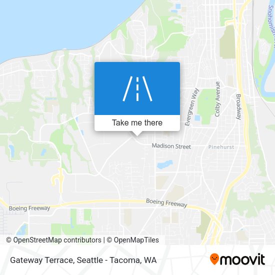 Gateway Terrace map