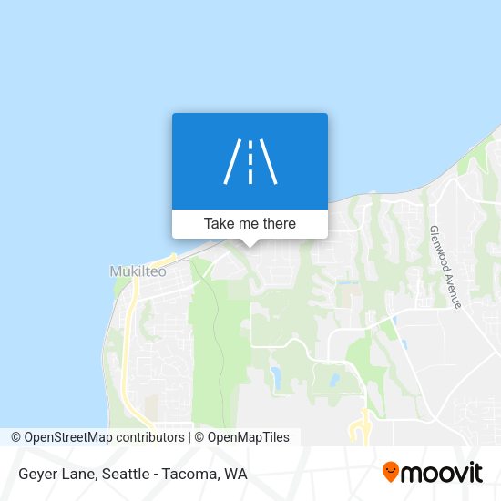 Geyer Lane map