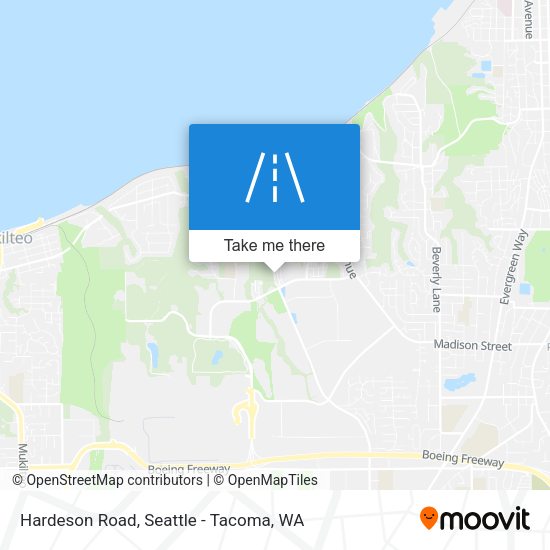 Hardeson Road map