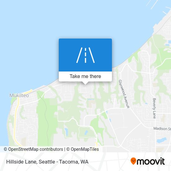 Hillside Lane map