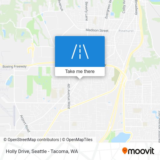 Mapa de Holly Drive