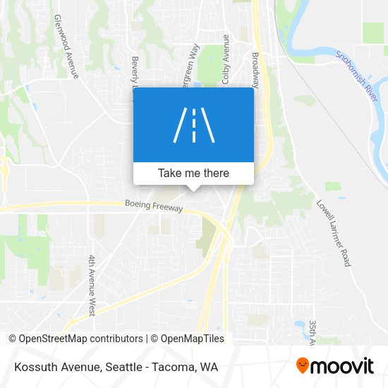 Kossuth Avenue map