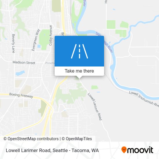 Lowell Larimer Road map