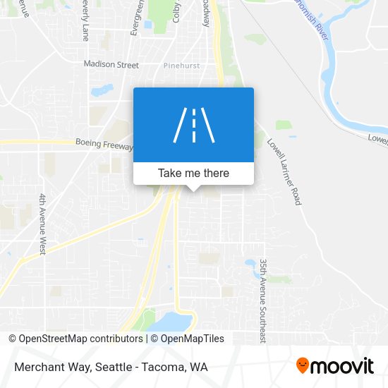 Merchant Way map