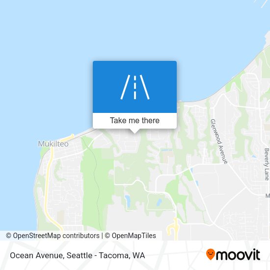 Mapa de Ocean Avenue