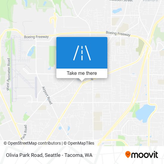 Olivia Park Road map