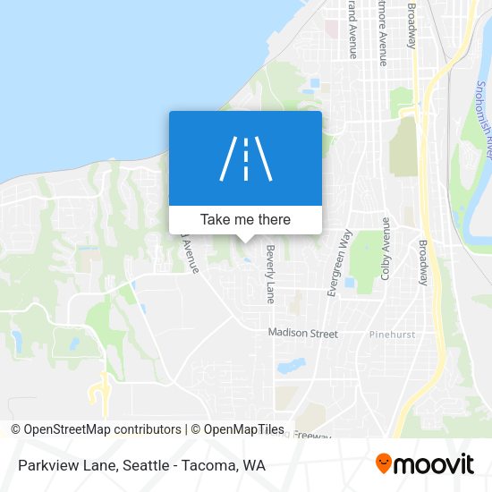 Parkview Lane map