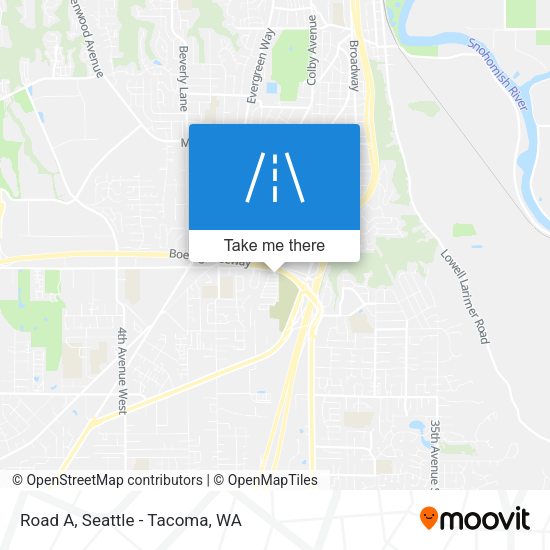 Road A map