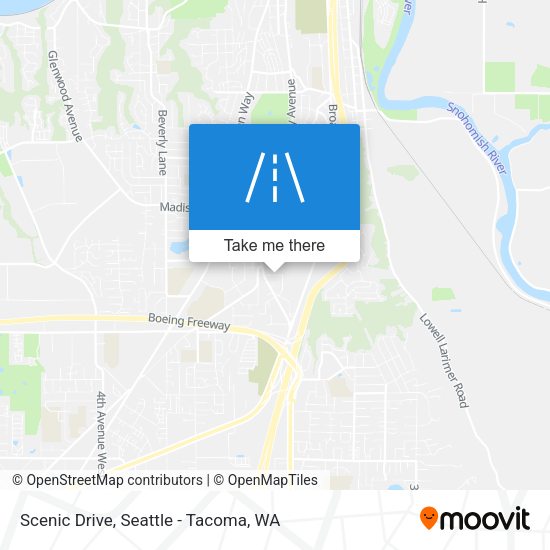 Scenic Drive map