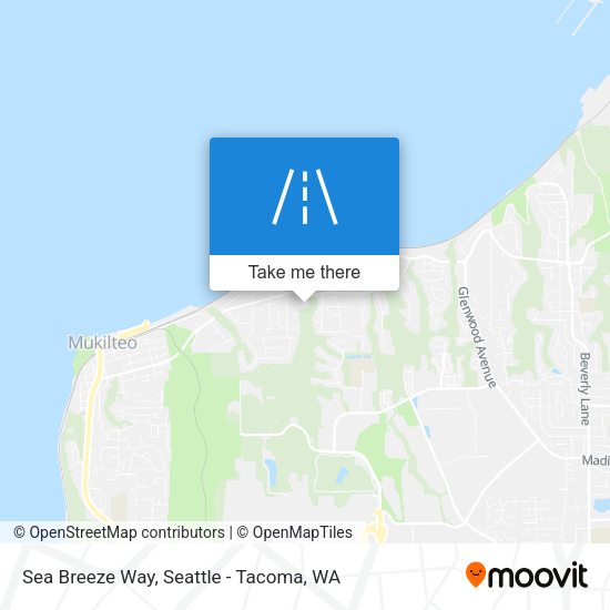 Sea Breeze Way map