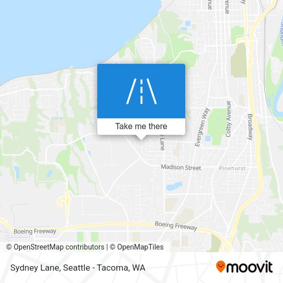 Sydney Lane map
