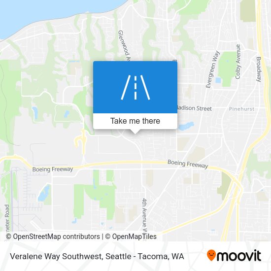 Veralene Way Southwest map