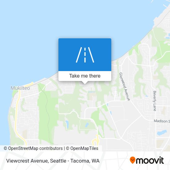 Viewcrest Avenue map
