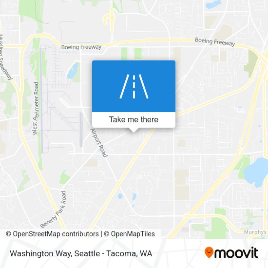 Washington Way map