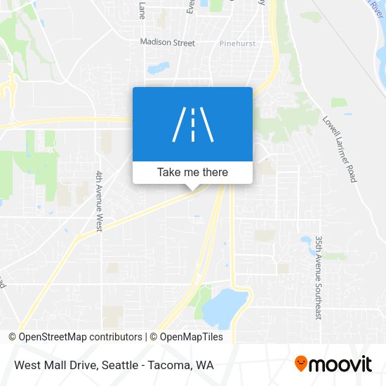 West Mall Drive map