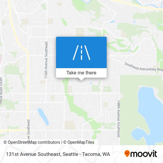 131st Avenue Southeast map