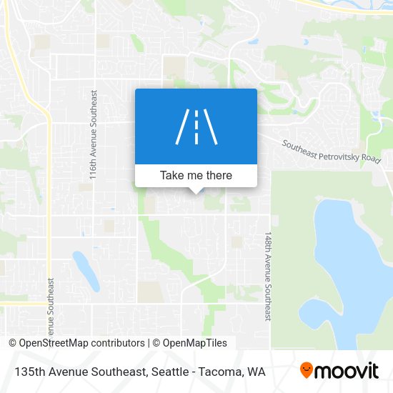 Mapa de 135th Avenue Southeast