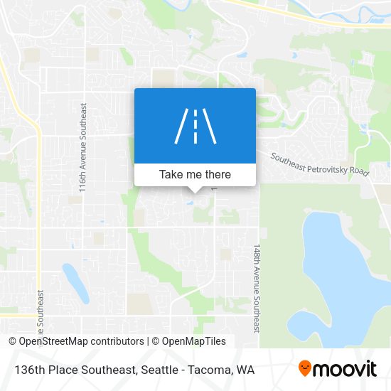 Mapa de 136th Place Southeast