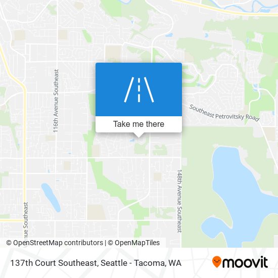 137th Court Southeast map