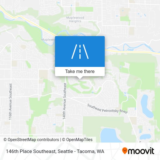 146th Place Southeast map