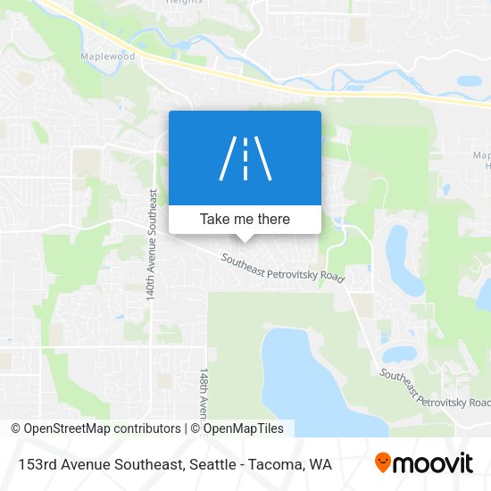 153rd Avenue Southeast map