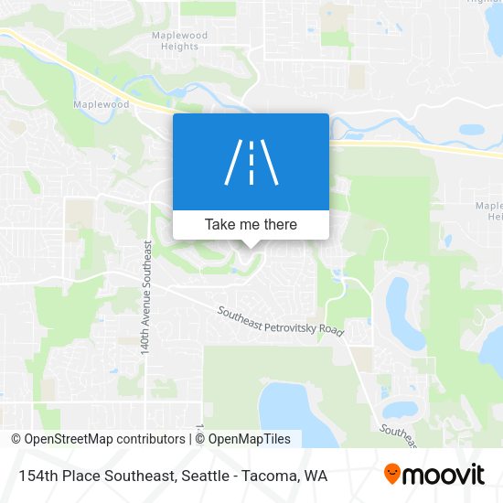 Mapa de 154th Place Southeast