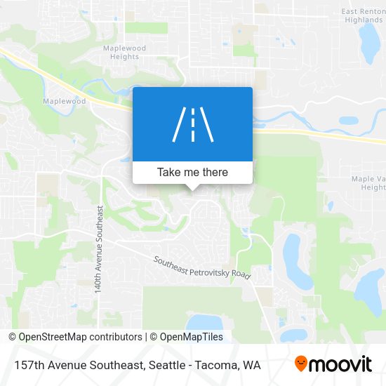 157th Avenue Southeast map