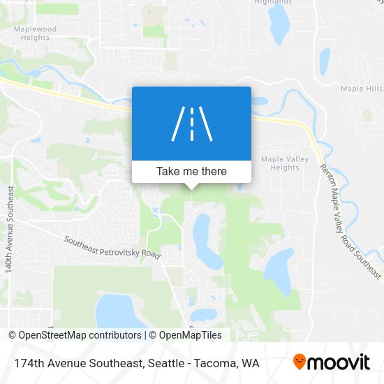 174th Avenue Southeast map