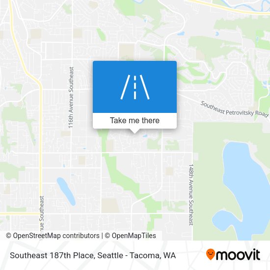 Mapa de Southeast 187th Place